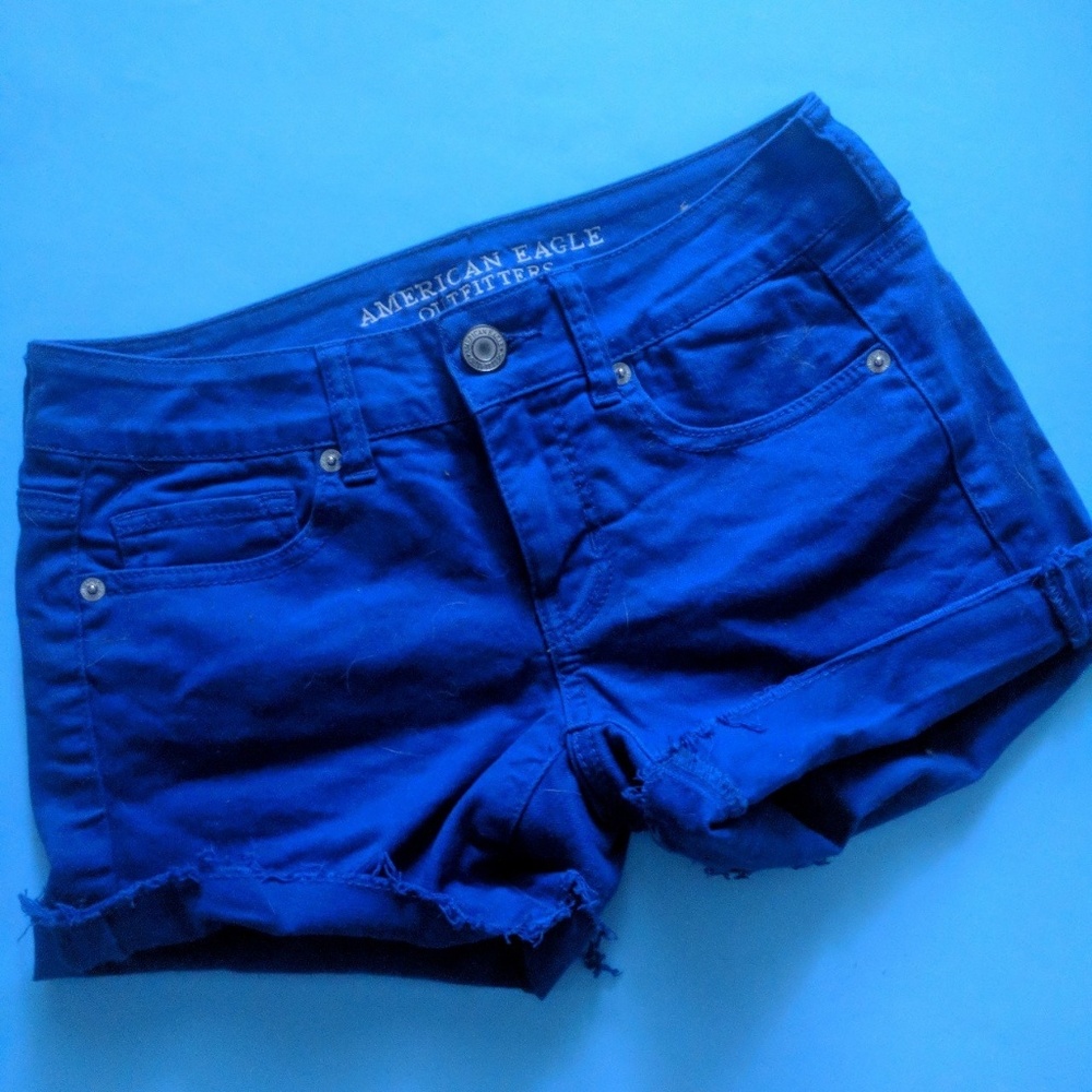 Blue American Eagle Shorts